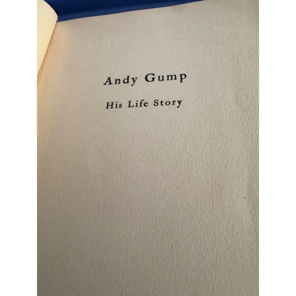 Sidney Smith‎ Vintage Andy Gump His Life Story 1924 Hardcover Book Reilly & Lee